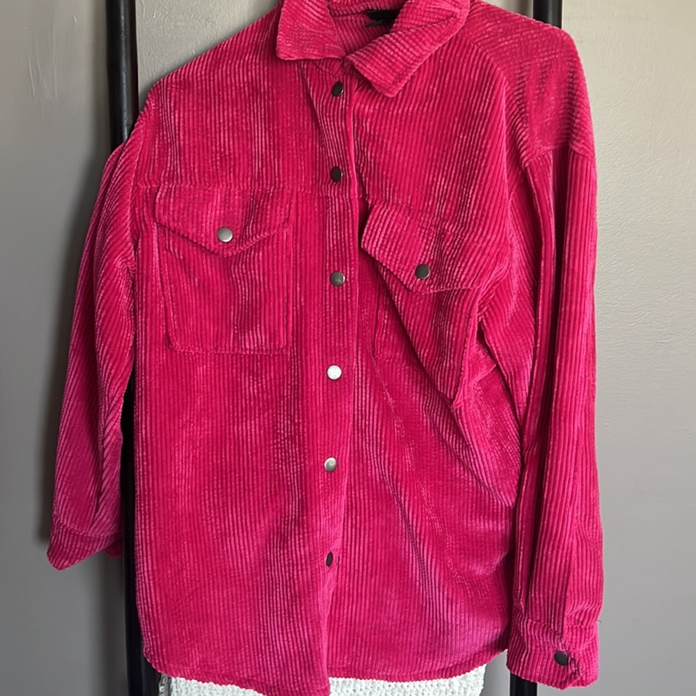 Oversized corduroy jacket
